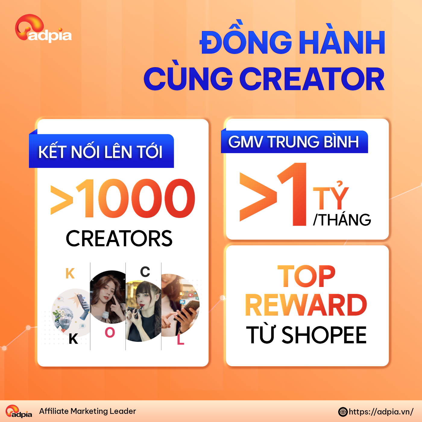 Creator được đồng h&agrave;nh đ&uacute;ng c&aacute;ch